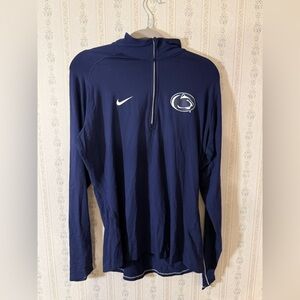 Penn state Nike Dri-FIT Nittany Lions 1/4 Zip Pullover Men’s XL Navy